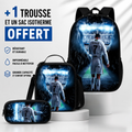 Cartable Ronaldo Football Garçon Primaire - Pack Rentrée avec Trousse